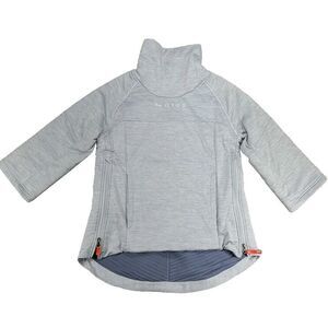 Oros Astra Pullover Jacket Solarcore Heathered Gray Funnel‎ Neck Size Small